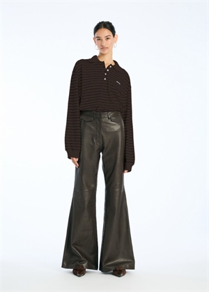 Pique longsleeve polo bluse Mole Comb. ROTATE
